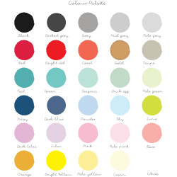 Clouds and stars fabric wall stickers