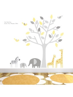 Safari Tree Fabric Wall...