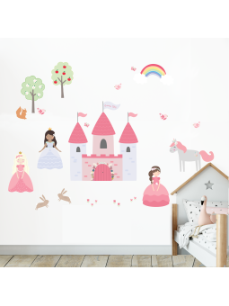 Princess And Unicorn Fabric...