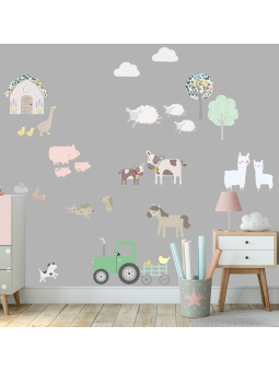 Llama Farm Fabric Wall...