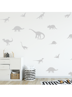 Silhouette Dinosaur Wall...