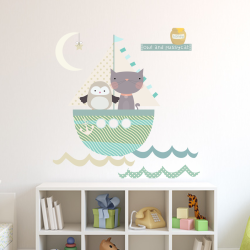 Owl and Pussycat fabric...