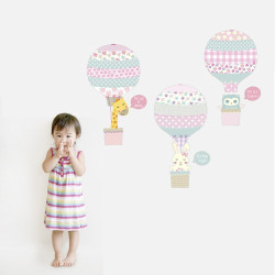 Pink or Blue Animal Hot Air...