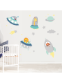 Space Buddies Wall Stickers