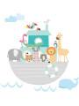 Noah's Animal Ark Fabric Wall Sticker
