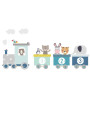 Zoo Train Fabric Wall Sticker