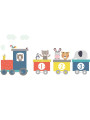 Zoo Train Fabric Wall Sticker