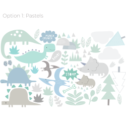 Dinosaur Theme Wall Stickers