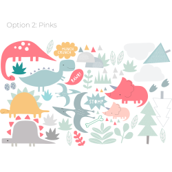 Dinosaur Theme Wall Stickers